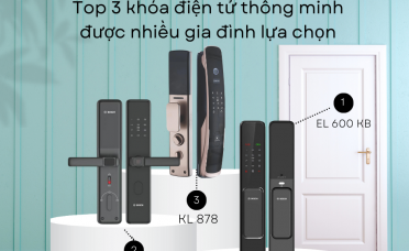 TOP 3 KHÓA ĐIỆN TỪ THÔNG MINH ĐƯỢC NHIỀU GIA ĐÌNH LỰA CHỌN